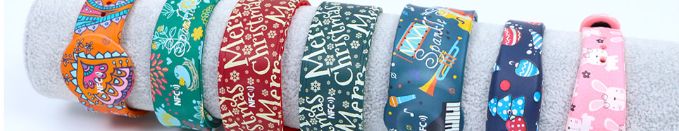 full colour silicone wristbands