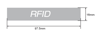 OP004 RFID Silicone Wristband Size