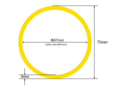 OP022 RFID Silicone Wristband Size