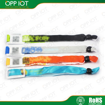 RFID Woven Fabric Wristbands