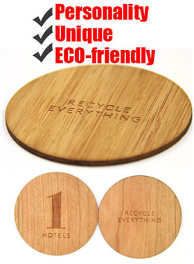 wood card with rfid