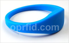 oval head RFID silicone wristband